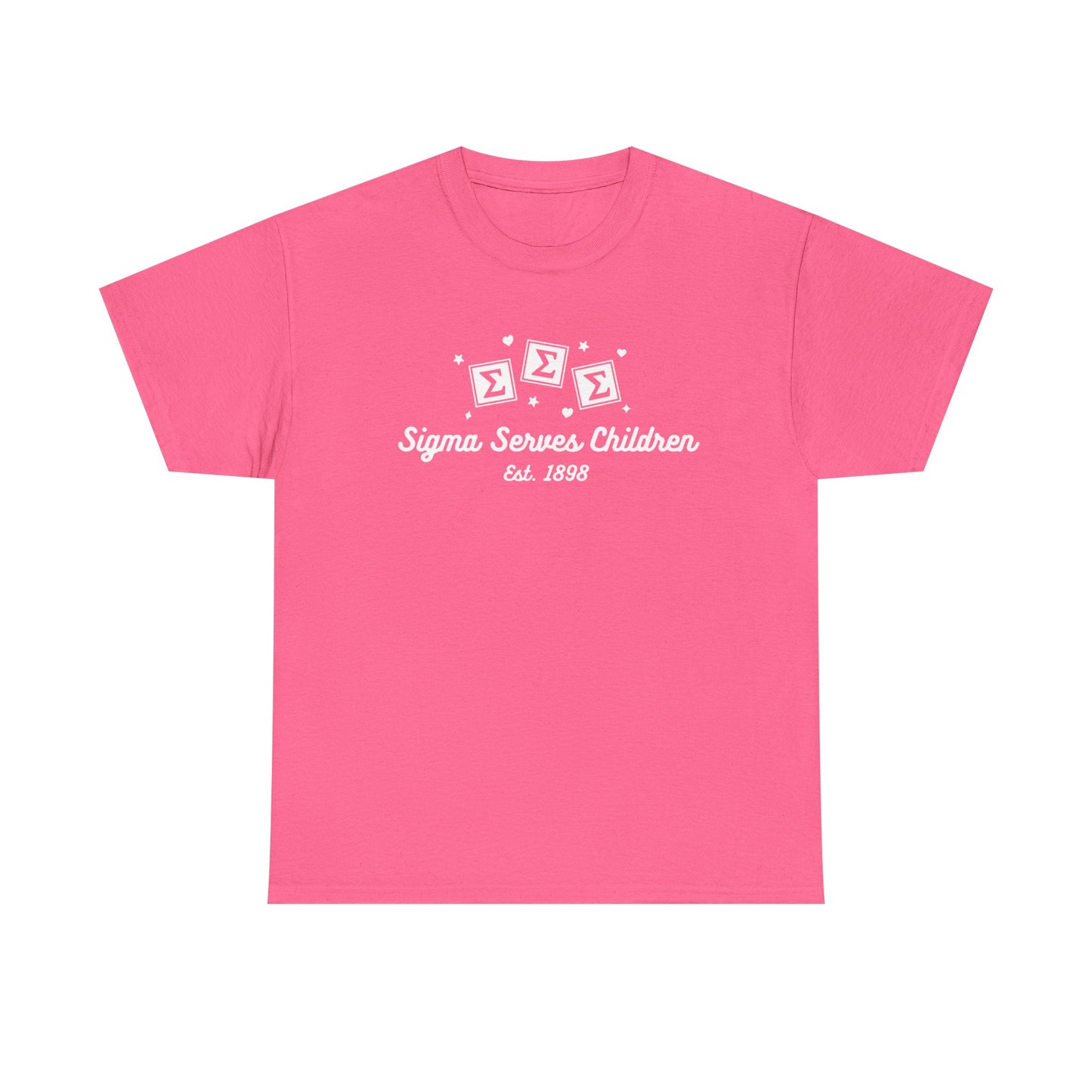 Sigma Serves Children - Toy Block Shirt