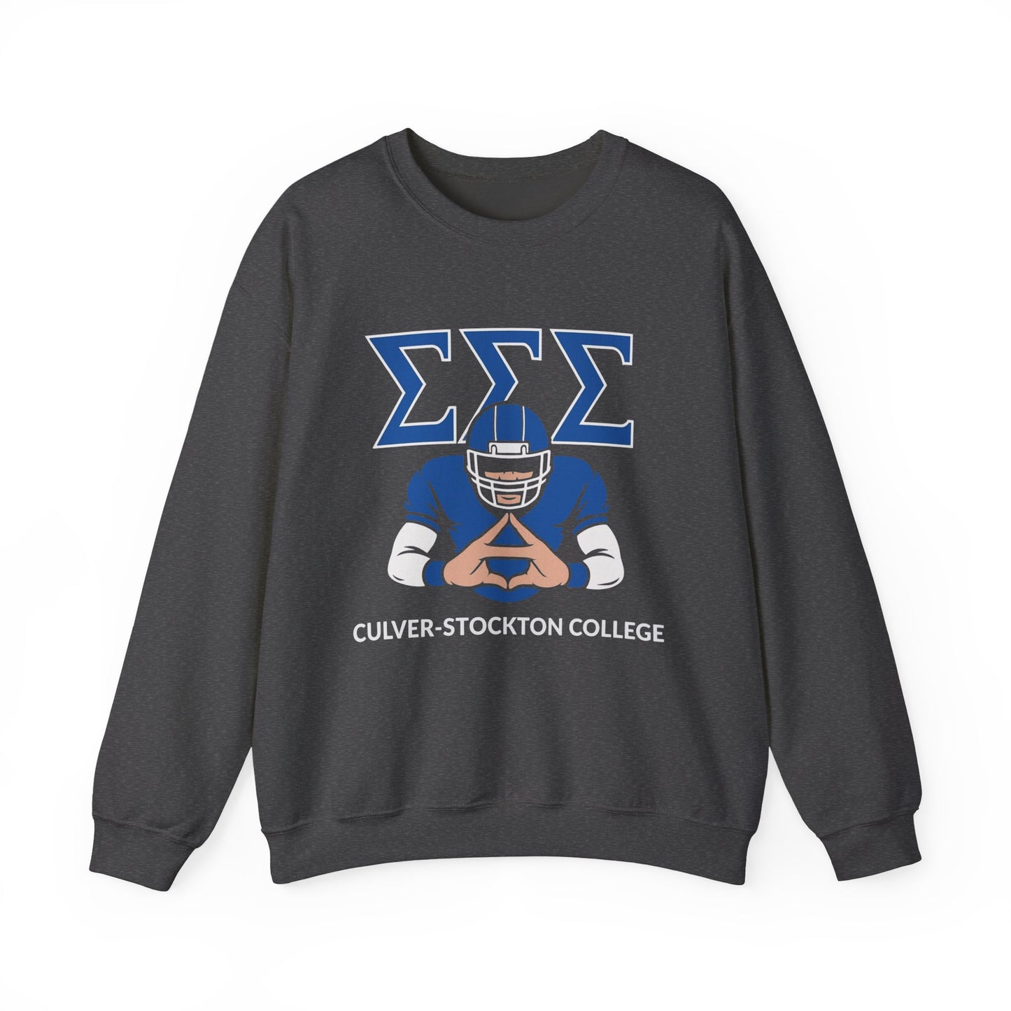 Tri Sigma Football Hand Sign Sweatshirt (CSC)
