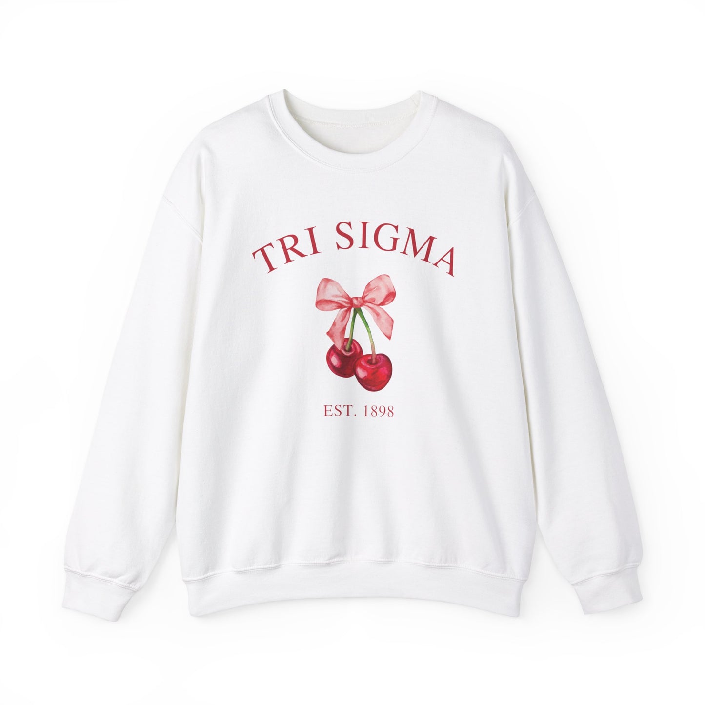 Tri Sigma Cherry Crewneck Sweatshirt