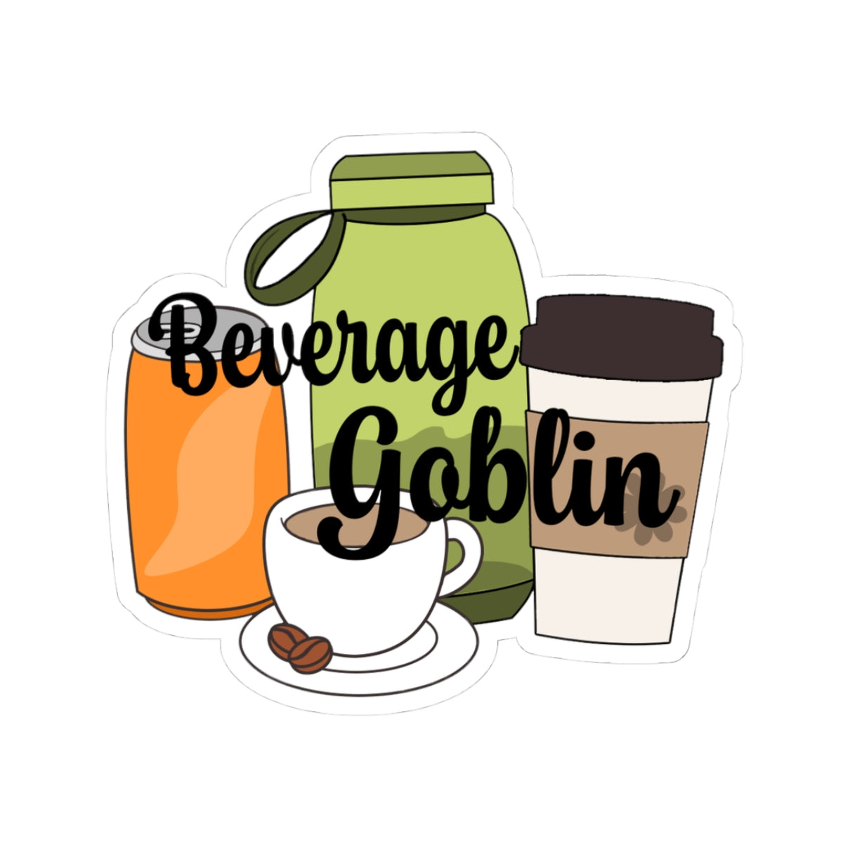 'Beverage Goblin' Sticker - Boots & Co.