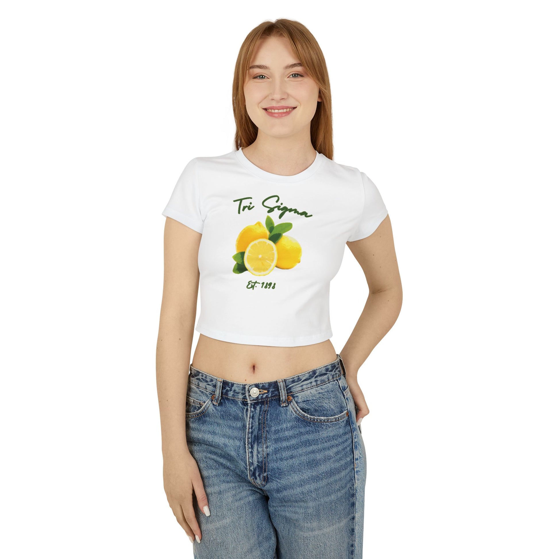 Tri Sigma Lemon Baby Tee - Boots & Co.