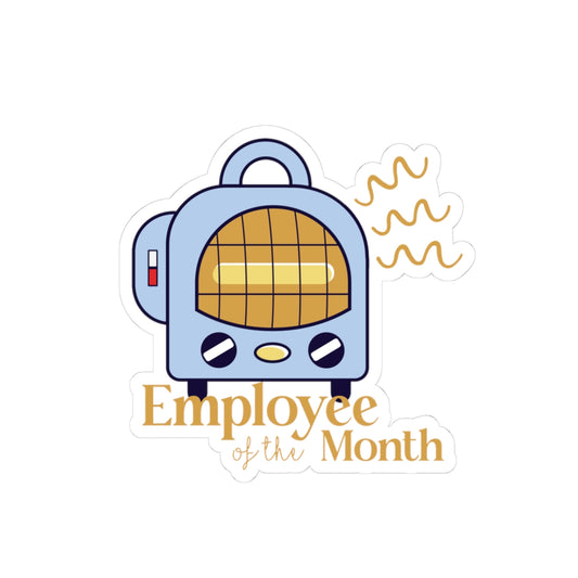 Space Heater Employee of the Month Sticker - Boots & Co.