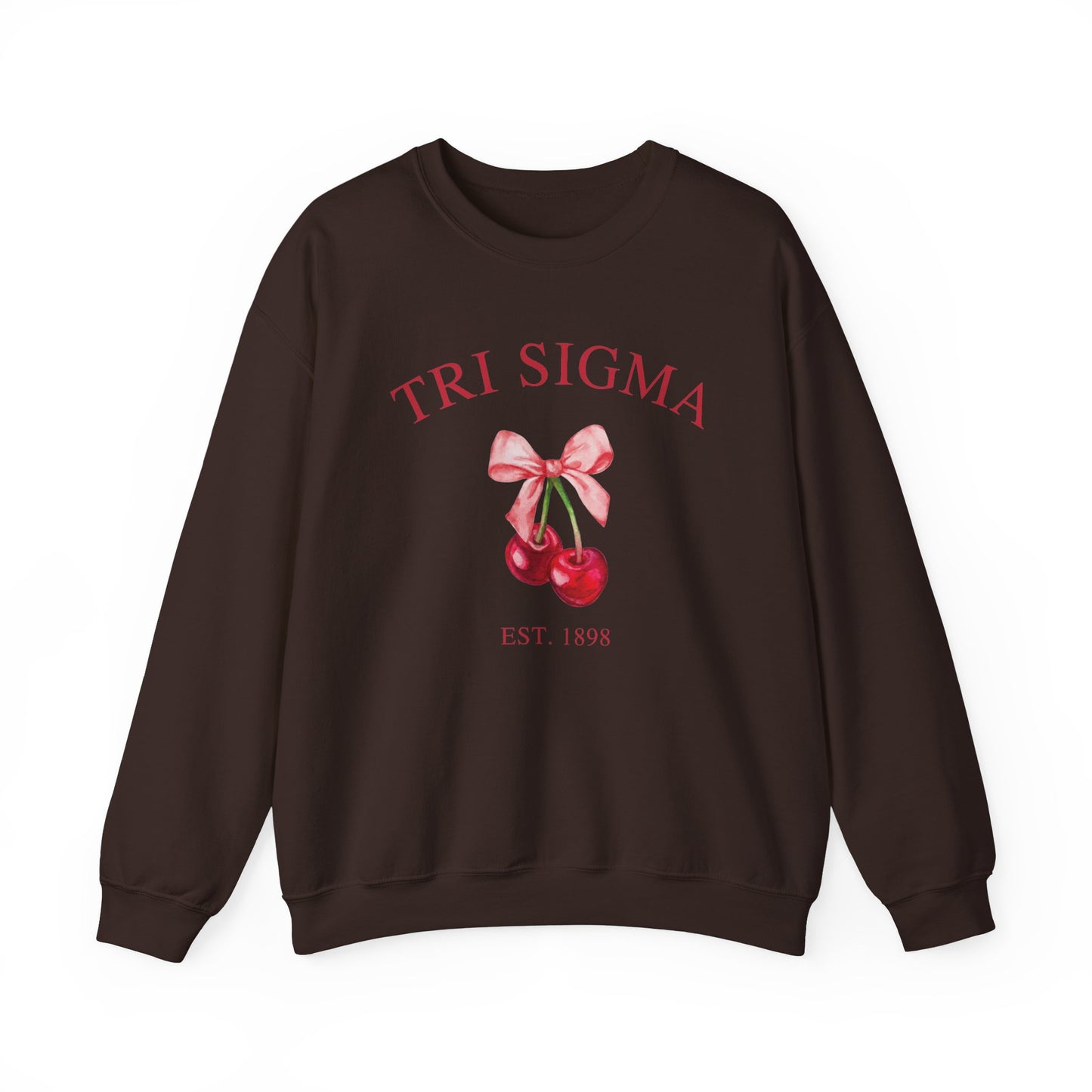 Tri Sigma Cherry Crewneck Sweatshirt