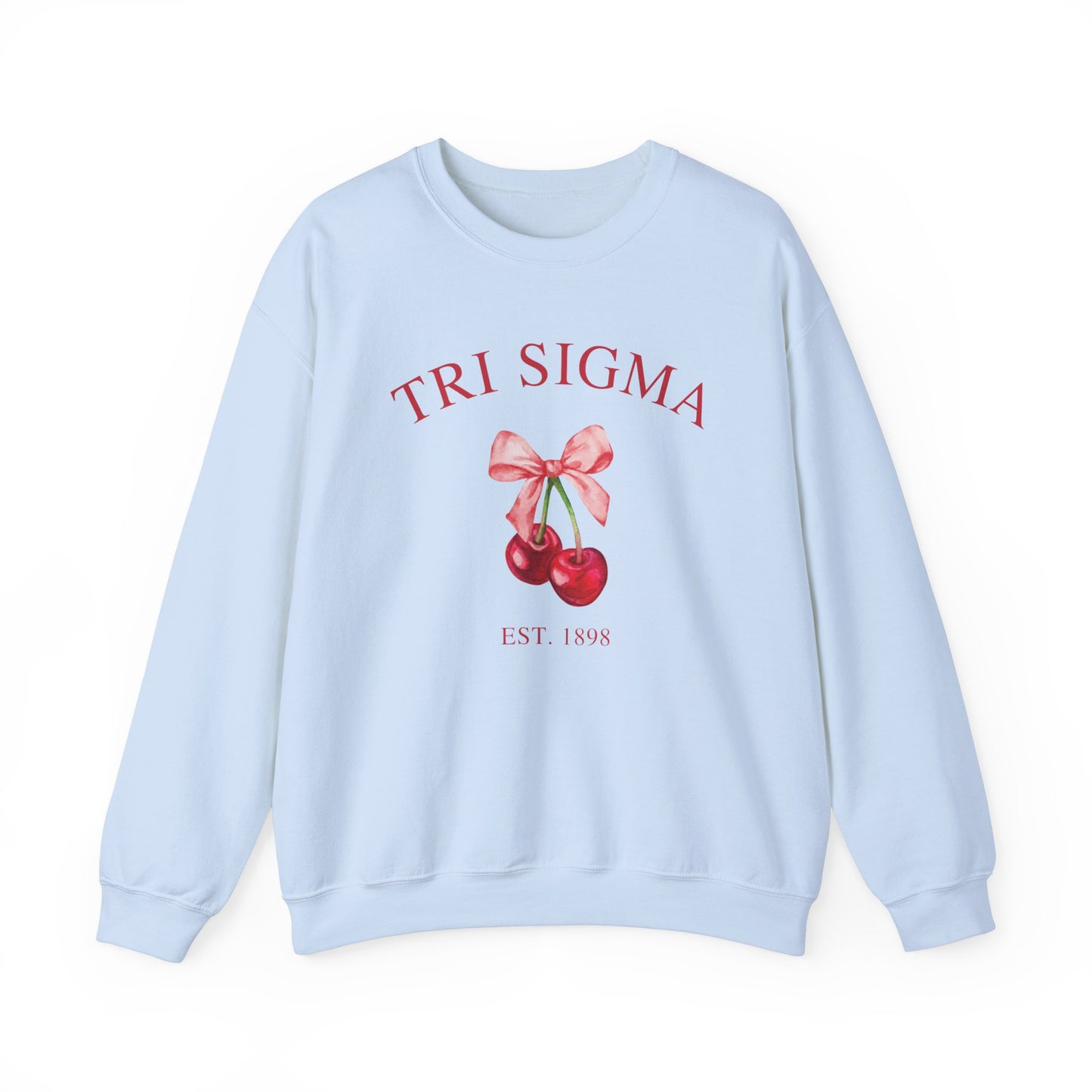 Tri Sigma Cherry Crewneck Sweatshirt