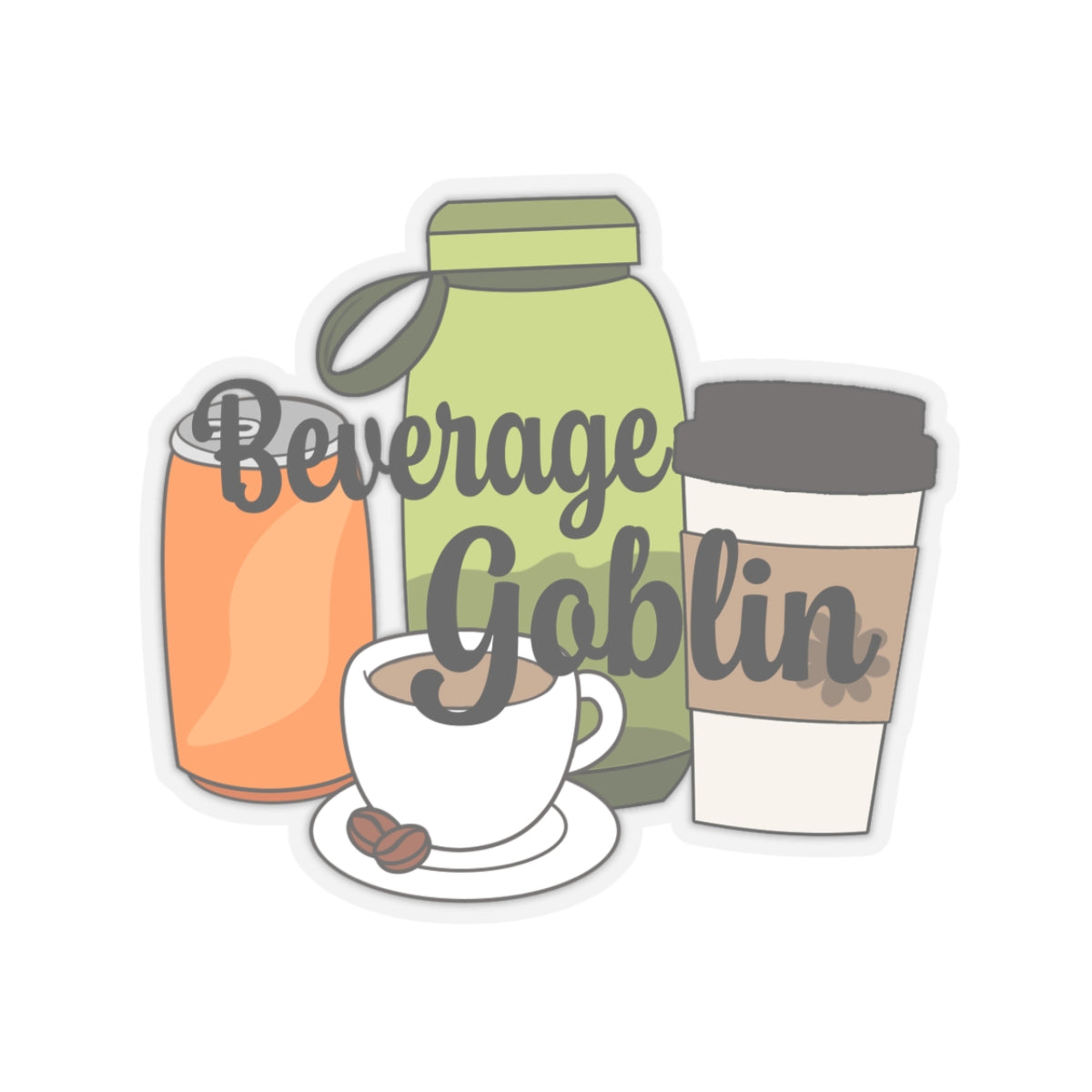 'Beverage Goblin' Sticker - Boots & Co.