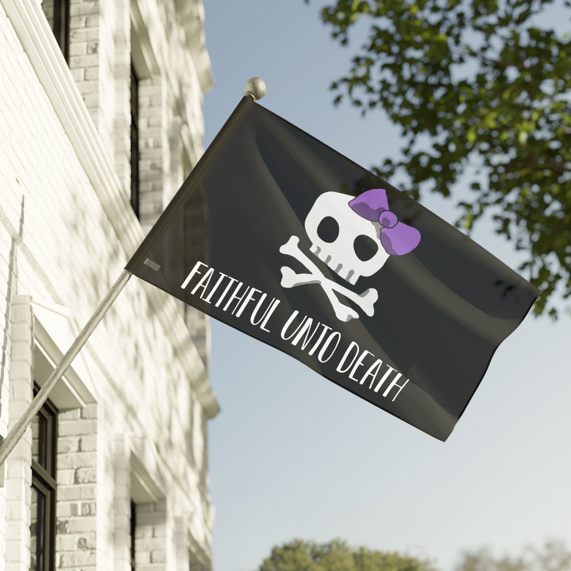 Faithful Unto Death Tri Sigma Flag - Boots & Co.