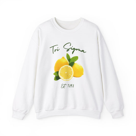 Lemon Tri Sigma Crewneck - Boots & Co.